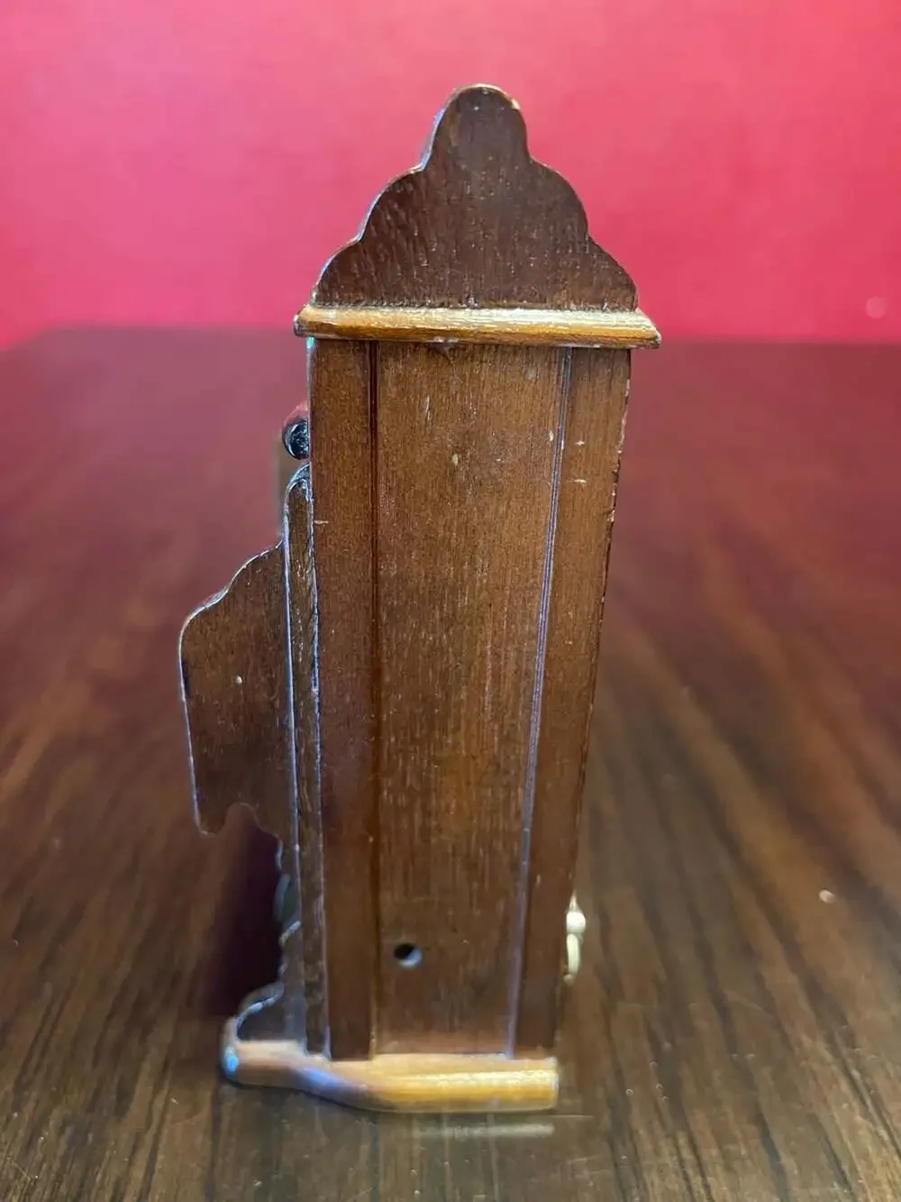 Vintage George Goode 1983 Music Box Wood Church Piano Plays Amazing Grace *Works